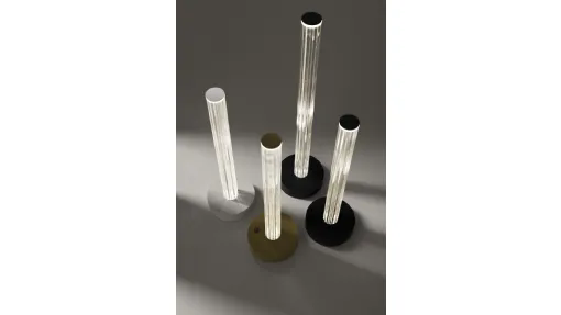 Lampada in vetro Hailoviù da tavolo di Vesoi