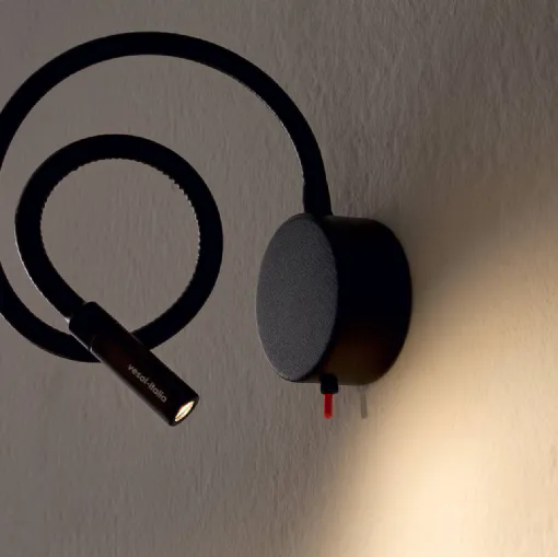 Lampada da parete in acciaio Puntina di Vesoi