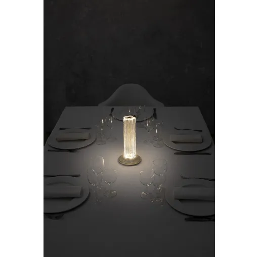 Lampada in vetro Briccola da tavolo di Vesoi