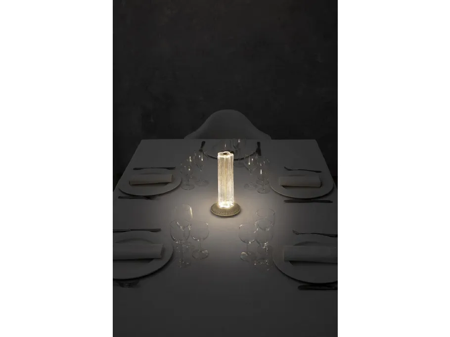 Lampada in vetro Briccola da tavolo di Vesoi