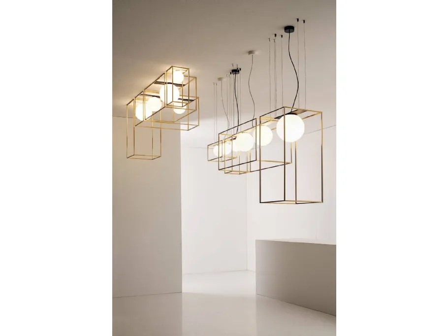 Lampada a sospensione e a soffitto Multiplo di Vesoi