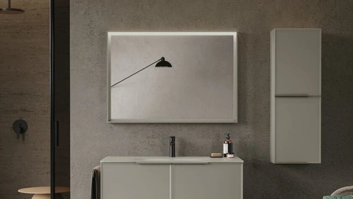 Mobile da Bagno sospeso laccato opaco Panorama 13 di RCR