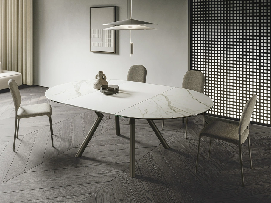 Tavolo rotondo allungabile Oliver di Sedit