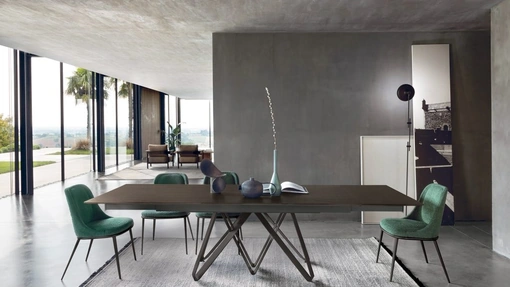 Tavolo Roulette finitura Rovere Moka di Sedit