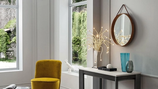 Tavolo consolle allungabile Steave con top in HPL e gambe in alluminio di La Primavera