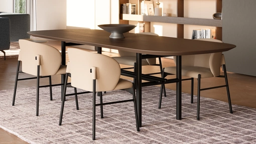 Tavolo Supernova in Rovere di Dall'Agnese